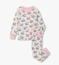 Hatley Elegant Swans Pajama Set