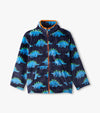 Hatley Stegosaurus Fuzzy Fleece Jacket