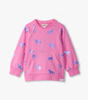 Hatley Shimmer Horses Pullover