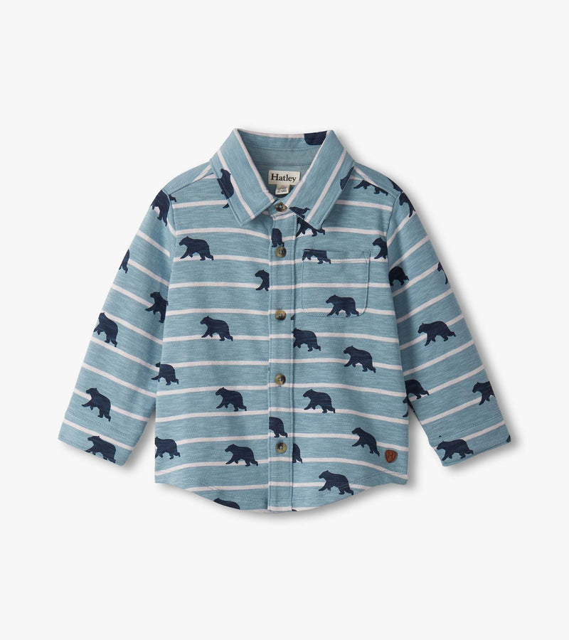 Hatley Bear Button Down Shirt