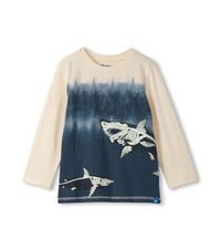 Hatley Shark Bones Long Sleeve Tee