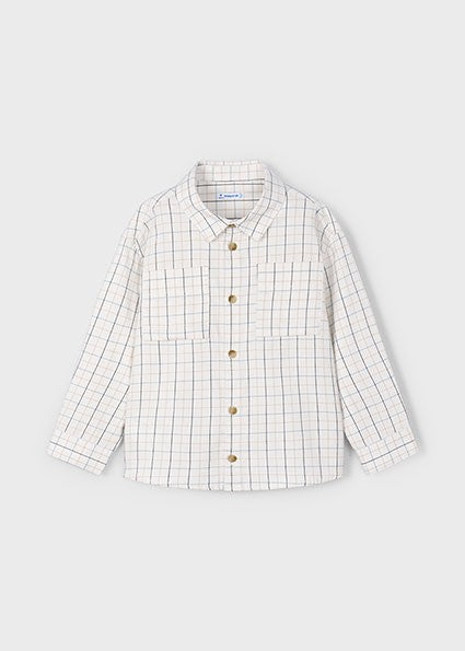 Mayoral Long Sleeve Button Down 4128