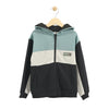 M.I.D Color Block Zip Hoodie