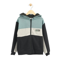 M.I.D Color Block Zip Hoodie