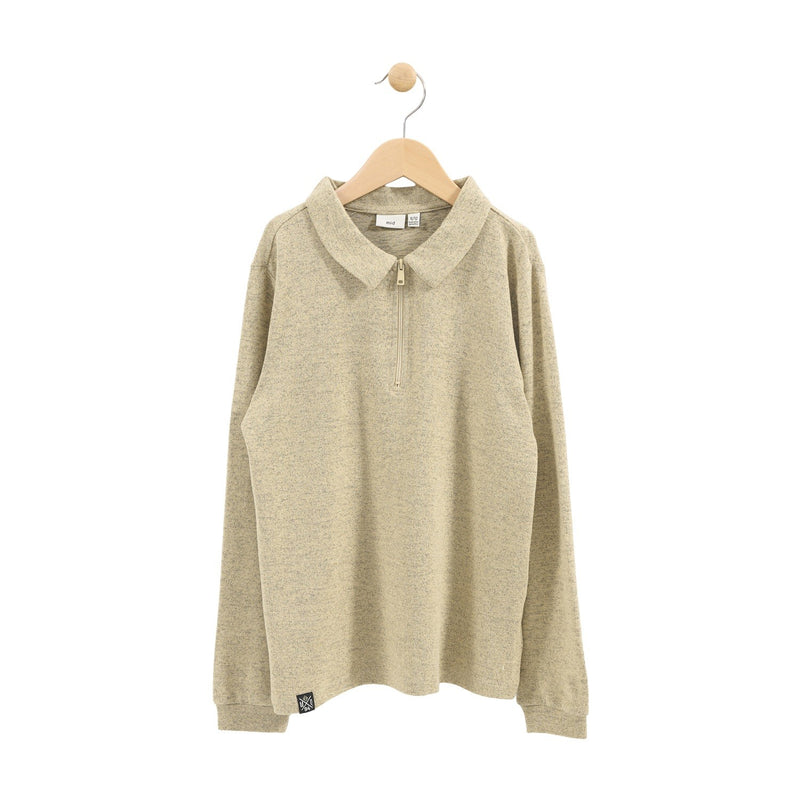 M.I.D 3/4 Zip Long Sleeve Polo