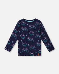 Deux Par Deux Gamer Long Sleeve T-Shirt