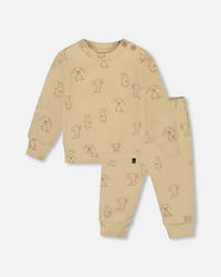 Deux Par Deux Organic Cotton Pant And Top Set