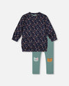 Deux Par Deux Tunic And Leggings Set