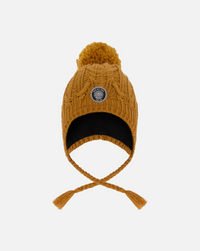 Deux Par Deux Lined Toque with Pompom