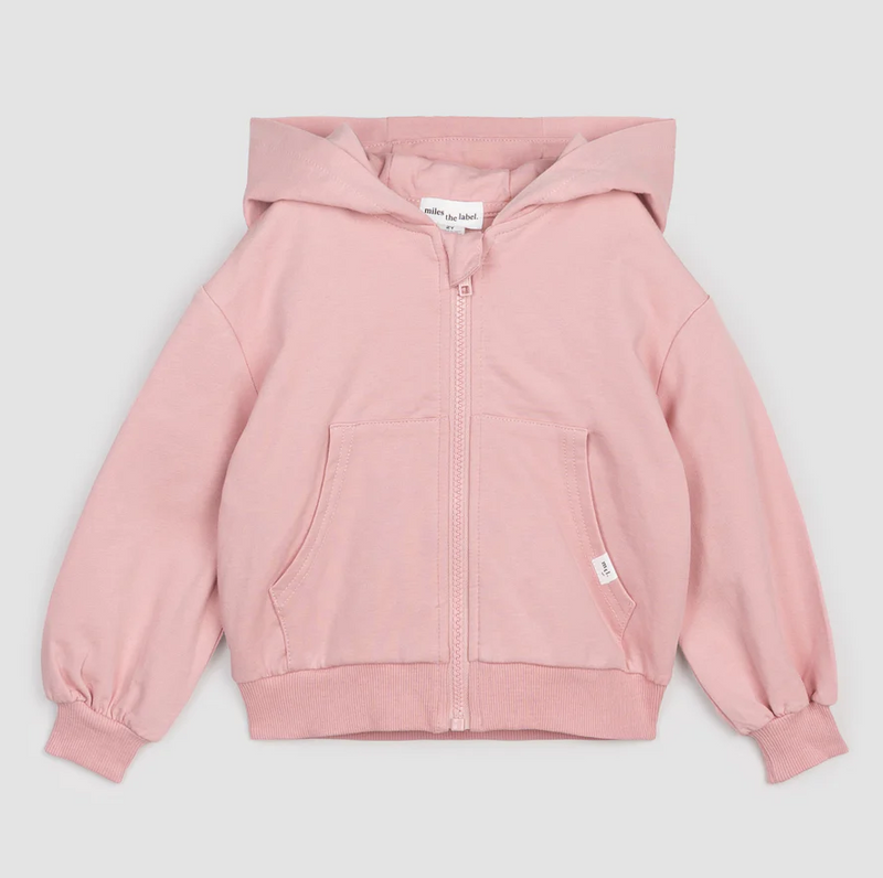Miles The Label Zip Hoodie