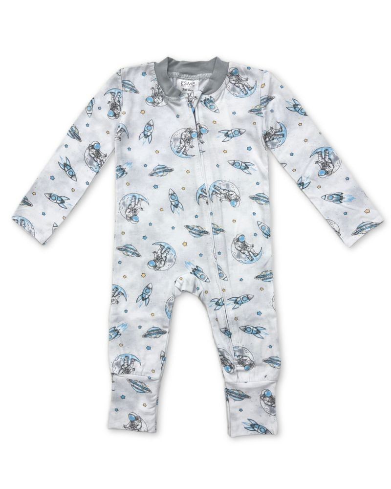 Esme To The Moon Convertible Onesie