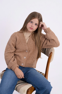 Molly Bracken Girl Knitted Cardigan