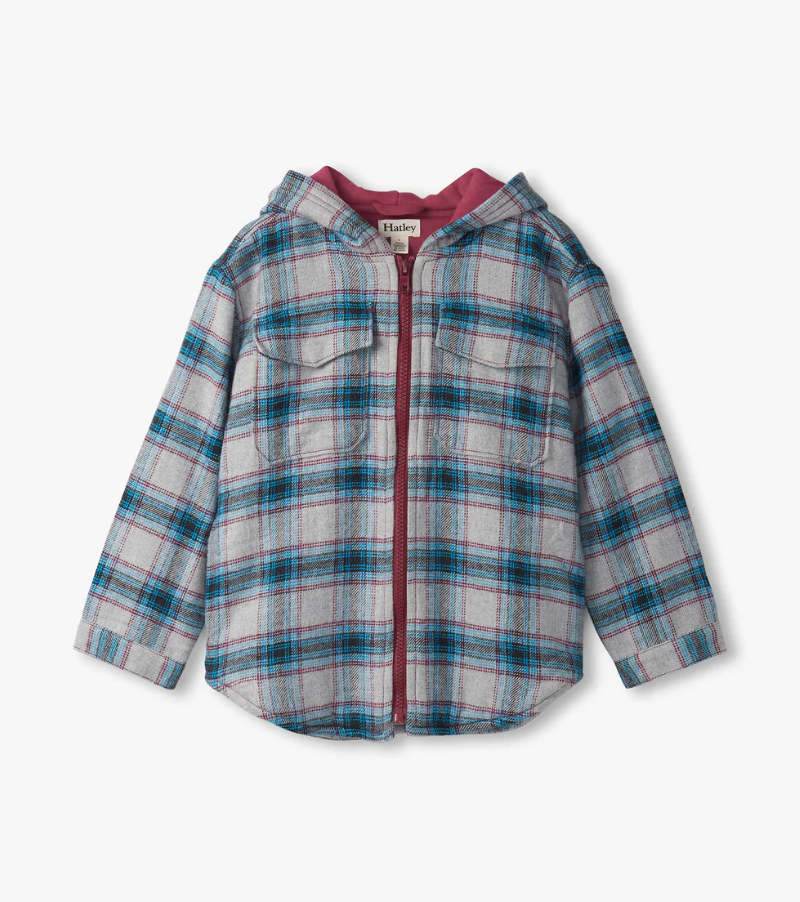 Hatley Plaid Lined Hooded Jacket