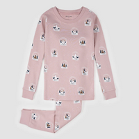 Petit Lem Snowglobe Print PJ Set