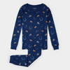 Petit Lem Football Play Print PJ Set