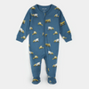 Petit Lem Construction Truck Print Sleeper