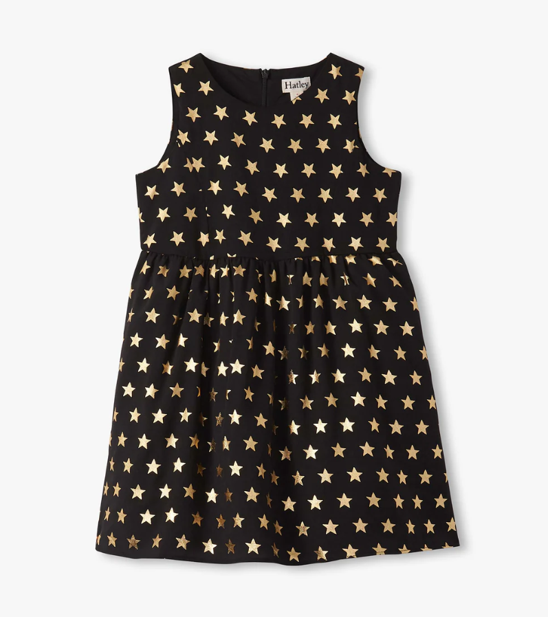 Hatley Gold Stars Princess Dress