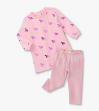 Hatley Lamb Silhouette Dress & Legging Set