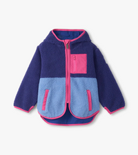 Hatley Colourblock Faux Sherpa Jacket