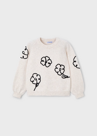 Mayoral Floral Sweater 4308