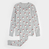 Petit Lem Women's Santa Print PJ Set