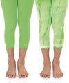Jefferies 2pk Neon Tie Dye Capri Tights