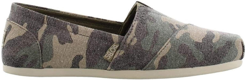 Skechers Women's BOBS Plush Camo Slip On Shoe