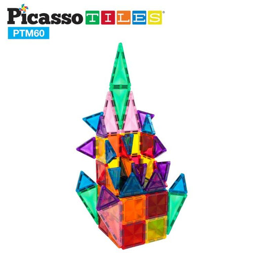 PicassoTiles 60pc Mini Diamond Magnetic Set