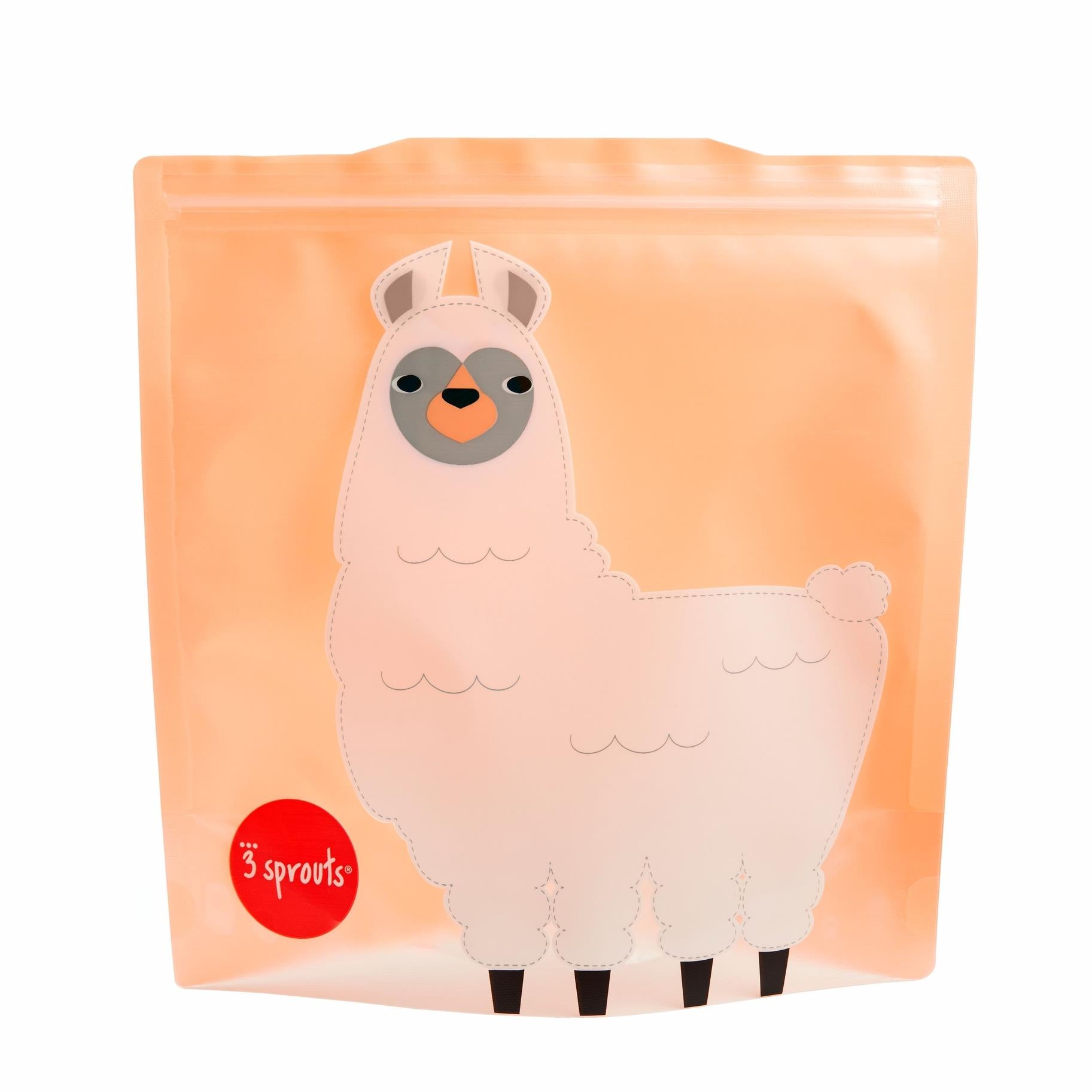 3 Sprouts Llama Sandwich Bags (2 Pack)