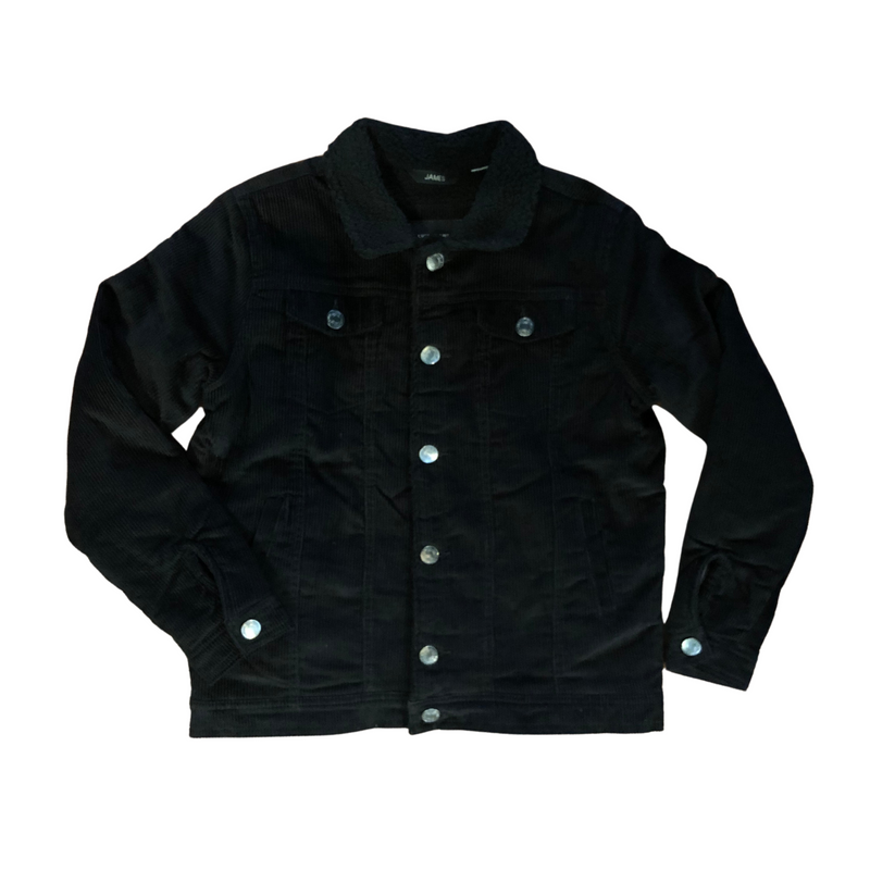 Silver Jeans James Corduroy Sherpa Jacket