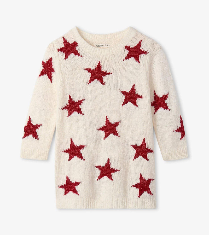 Hatley Holiday Stars Sweater Dress
