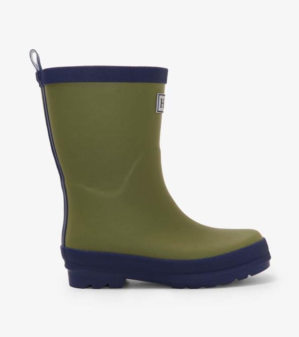 Hatley Forest Green Matte Rain Boot