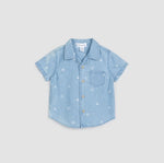 Miles The Label Baby Wheel Print Short Sleeve Shirt